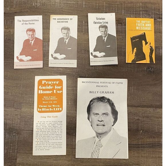 1976 Billy Graham Louisville Festival Of Faith Program Baptist Booklets - Picture 1 of 4